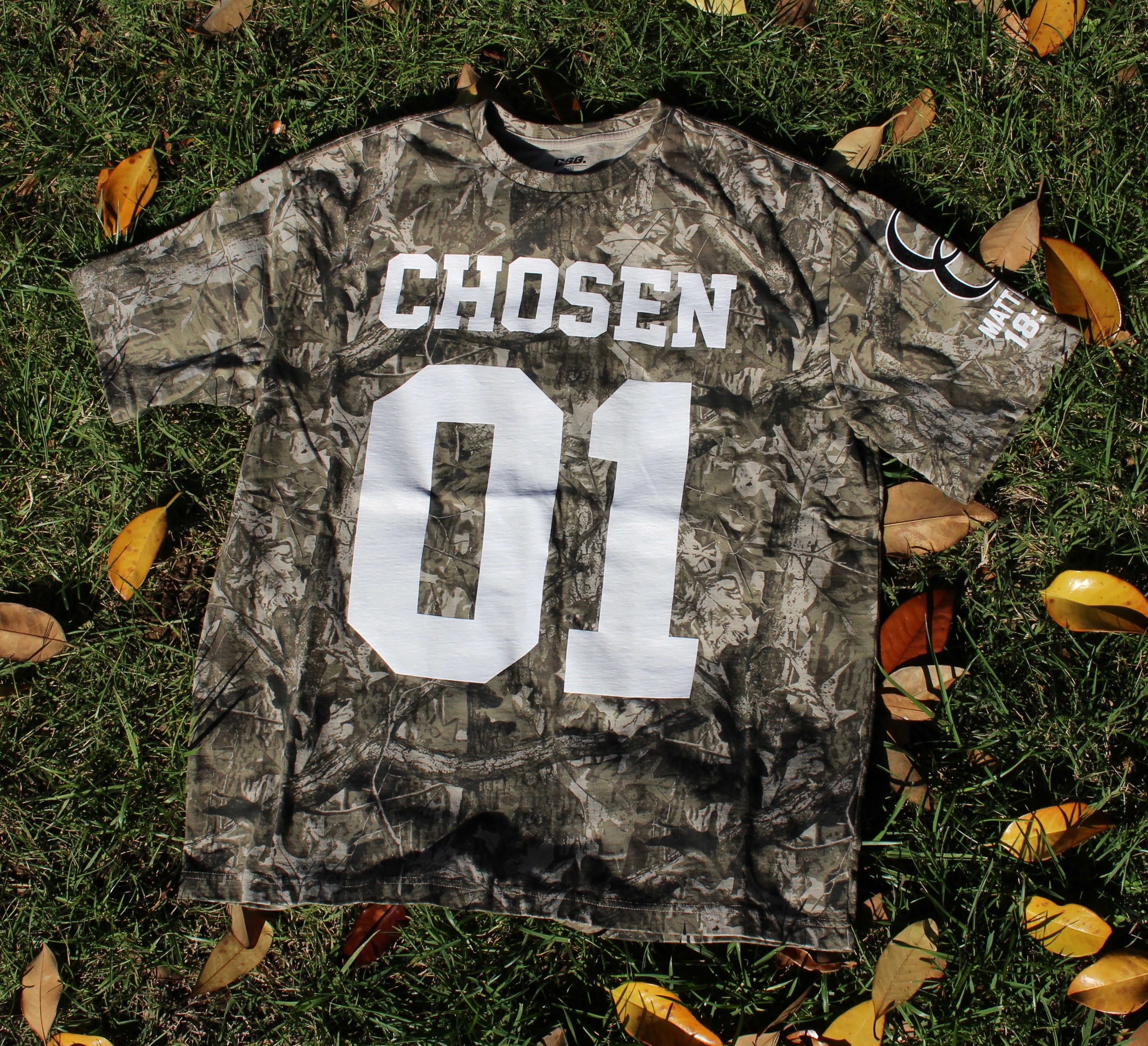 Matthew 18:12 Camo Tee